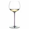 Riedel Hand Made Fatto A Mano Oaked Chardonnay Wine Glass Violet - Premium Crystal Drinkware -HARTS OF STUR Sales 490097V Riedel Hand Made Fatto a Mano Oaked Chardonnay