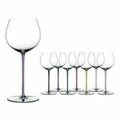 Riedel Hand Made Fatto A Mano Oaked Chardonnay Wine Glass Violet - Premium Crystal Drinkware 7 Riedel Hand Made Fatto A Mano Oaked Chardonnay Wine Glass Violet - Premium Crystal Drinkware -HARTS OF STUR Sales 490097V Riedel Hand Made Fatto a Mano Oaked Chardonnay 2