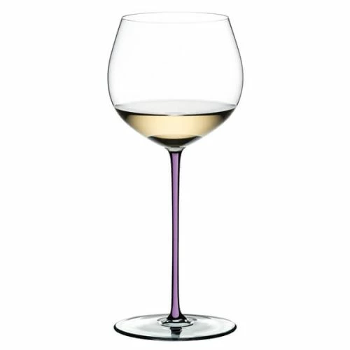 Riedel Hand Made Fatto A Mano Oaked Chardonnay Wine Glass Violet - Premium Crystal Drinkware 3 Riedel Hand Made Fatto A Mano Oaked Chardonnay Wine Glass Violet - Premium Crystal Drinkware