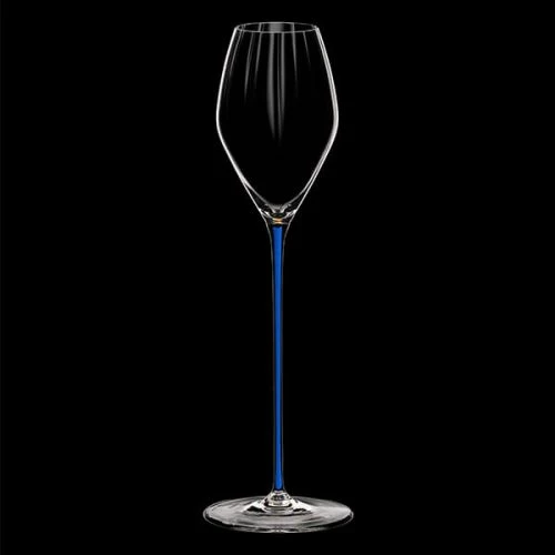 Riedel High Performance Champagne Glass Dark Blue - Premium Crystal Drinkware 5 Riedel High Performance Champagne Glass Dark Blue - Premium Crystal Drinkware - Image 3