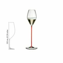 Riedel High Performance Champagne Glass Red - Premium Crystal Drinkware 9 Riedel High Performance Champagne Glass Red - Premium Crystal Drinkware -HARTS OF STUR Sales 499428R Riedel High Performance Champagne Glass Red 2