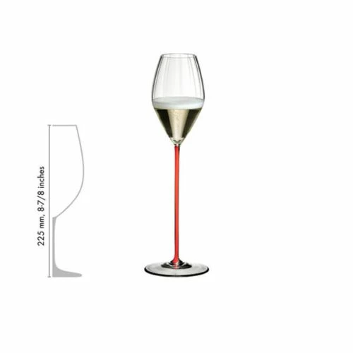 Riedel High Performance Champagne Glass Red - Premium Crystal Drinkware 5 Riedel High Performance Champagne Glass Red - Premium Crystal Drinkware - Image 3