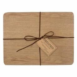 Creative Tops Oak Veneer Placemats - Pack of 4 | Stylish & Durable Table Mats -HARTS OF STUR Sales 5115972 Creative Tops Oak Veneer Pack Of 4 Placemats 1