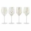 MIKASA Cheers Metallic Gold Set of 4 Elegant 14oz Wine Glasses - Premium Drinkware for Wine Lovers -HARTS OF STUR Sales 5140631 Mikasa Cheers Metallic Gold Set Of 4 14oz Wine Glasses