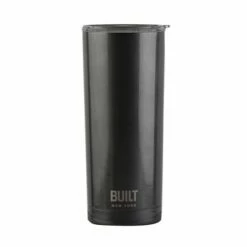 Built 568ml Double Walled Stainless Steel Travel Mug - Charcoal Grey | Insulated Drinkware