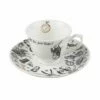 Alice In Wonderland Espresso Cup & Saucer Set - Unique Drinkware for Tea & Coffee Lovers