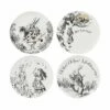 Alice In Wonderland Set Of 4 Side Plates | Whimsical Tableware for Tea Parties -HARTS OF STUR Sales 5200020 Victoria And Albert Alice In Wonderland Set 4 Side Plates