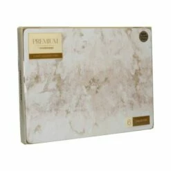 Creative Tops Grey Marble Pack Of 6 Premium Placemats - Stylish Table Mats for Dining & Home Decor -HARTS OF STUR Sales 5234293 Creative Tops Grey Marble Pack Of 6 Premium Placemats 1