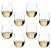 Riedel O Viognier / Chardonnay Wine Glass 8 Piece Set - Premium Crystal Drinkware -HARTS OF STUR Sales 5414 85 Riedel O Viognier Chardonnay Wine Glass 8pc Set