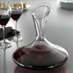 Le Creuset Decanter and Glass Funnel Set - Premium Wine Decanter with Funnel for Easy Pouring -HARTS OF STUR Sales 591500100 Le Creuset Decanter And Glass Funnel 4