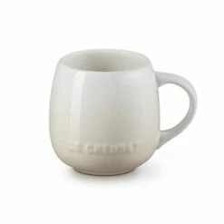 Le Creuset Meringue Stoneware Coupe Collection Sphere Mug - Elegant & Durable Drinkware