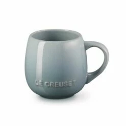 Le Creuset Sea Salt Stoneware Coupe Collection Sphere Mug | Premium Drinkware