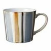 Denby Brown Stripe Painted Large Mug - Premium Stoneware Drinkware