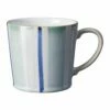 Denby Blue Stripe Painted Large Mug - Premium Ceramic Drinkware
