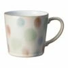 Denby Multi Spot Painted Large Mug - Premium Stoneware Drinkware -HARTS OF STUR Sales 61010746 Denby Handcrafted Multi Spot Painted Large Mug
