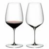 Riedel Veloce Cabernet Sauvignon Wine Glasses, Set of 2 - Premium Crystal Drinkware for Red Wine -HARTS OF STUR Sales 63300 Riedel Veloce Pack of Two Cabernet Sauvignont Glasses
