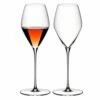 Riedel Veloce Rosé Wine Glasses Set Of 2 - Premium Crystal Drinkware for Enhanced Wine Tasting -HARTS OF STUR Sales 633055 Riedel Veloce Pack of Two Rose Glasses
