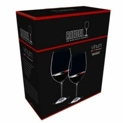 Riedel Vinum Cabernet Sauvignon / Merlot Wine Glass Twin Pack - Premium Crystal Wine Glasses for Red Wine -HARTS OF STUR Sales 6416 0 Reidel Vinum Cabernet Sauvignon Merlot Wine Glass Twin Pack 3