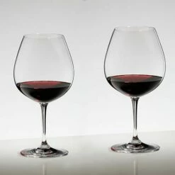 Riedel Vinum Pinot Noir (Burgundy Red) Wine Glass Twin Pack - Premium Crystal Drinkware -HARTS OF STUR Sales 6416 07 Riedel Vinum Pinot Noir Burgundy Red Wine Glass Twin Pack 2