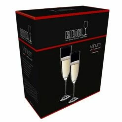 Riedel Vinum Champagne Glass Twin Pack - Premium Crystal Drinkware for Sparkling Wines -HARTS OF STUR Sales 6416 08 Riedel Vinum Champagne Glass Twin Pack 3