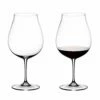 Riedel Vinum New World Pinot Noir Wine Glasses, Set of 2 - Premium Crystal Drinkware for Red Wine Enthusiasts -HARTS OF STUR Sales 641616 Riedel Vinum New World Pinot Noir Set of 2 Glasses