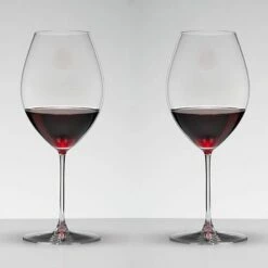 Riedel Veritas Old World Syrah Wine Glass Twin Pack - Premium Crystal Wine Glasses for Red Wine -HARTS OF STUR Sales 6449 41 Riedel Veritas Old World Syrah Wine Glass Twin Pack 1