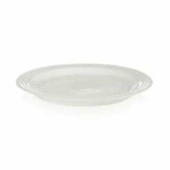 Le Creuset White Stoneware 27cm Dinner Plate - Premium Tableware for Stylish Dining