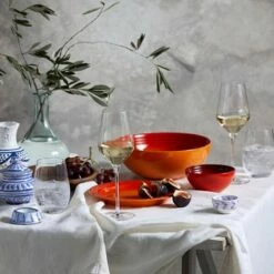 Le Creuset Volcanic Stoneware 27cm Dinner Plate - Durable & Stylish Tableware -HARTS OF STUR Sales 70202270900099 Le Creuset Volcanic Stoneware 27cm Dinner Plate 5