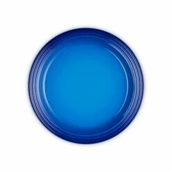 Le Creuset Azure Stoneware 27cm Dinner Plate - Premium Tableware for Stylish Dining -HARTS OF STUR Sales 70202272200099 Le Creuset Dinner Plate Azure Blue 3
