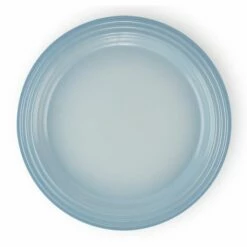 Le Creuset Coastal Blue Stoneware 27cm Dinner Plate - Premium Tableware for Stylish Dining -HARTS OF STUR Sales 70202274200099 Le Creuset Coastal Blue Stoneware 27cm Dinner Plate 3
