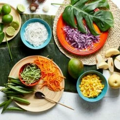 Le Creuset Volcanic Stoneware 22cm Side Plate - Durable & Stylish Tableware -HARTS OF STUR Sales 70203220900099 Le Creuset Volcanic Stoneware 22cm Side Plate 5 1