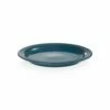 Le Creuset Deep Teal Stoneware 22cm Side Plate - Premium Tableware for Stylish Dining -HARTS OF STUR Sales 70203226420099 Le Creuset Deep Teal Stoneware 22cm Side Plate 1