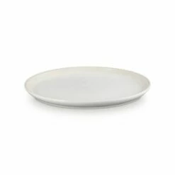 Le Creuset Meringue Stoneware Coupe Collection 22cm Side Plate - Elegant Tableware for Dining