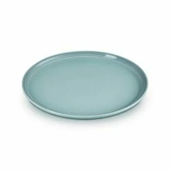 Le Creuset Sea Salt Stoneware Coupe Collection 22cm Side Plate - Premium Tableware -HARTS OF STUR Sales 70234227177080 Le Creuset Sea Salt Coupe Collection Side Plate 1