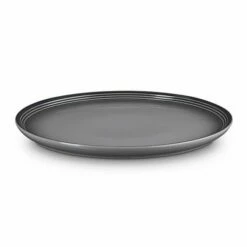 Le Creuset Flint Stoneware Coupe Collection 27cm Dinner Plate - Durable & Stylish Tableware