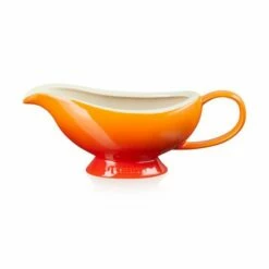 Le Creuset Volcanic Stoneware Gravy Boat 460ml - Premium Tableware for Elegant Dining