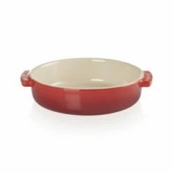 Le Creuset Cerise Stoneware 14cm Tapas Dish - Durable Serveware for Stylish Dining -HARTS OF STUR Sales 72102140600001 Le Creuset 14cm Tapas Dish Cerise 3