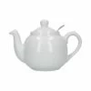 London Pottery Farmhouse Filter 2 Cup Teapot - White | Classic Design for Tea Lovers -HARTS OF STUR Sales 72110 London Pottery Farmhouse 2 Cup Teapot White