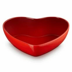 Le Creuset L'Amour Heart Collection Cerise 2.9L Heart Serving Bowl - Premium Serveware