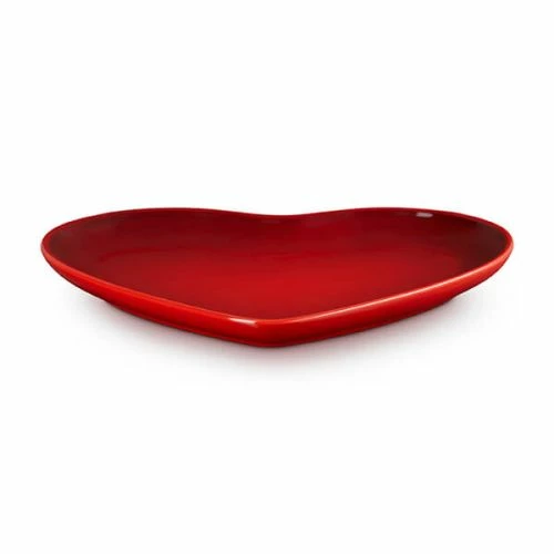 Le Creuset L'Amour Heart Collection Cerise 23cm Heart Plate - Premium Tableware for Romantic Dining 4 Le Creuset L'Amour Heart Collection Cerise 23cm Heart Plate - Premium Tableware for Romantic Dining - Image 2