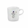 Le Creuset Stoneware Mug 350ml Snowman Decal - Festive Winter Drinkware -HARTS OF STUR Sales 80302350101719 Le Creuset Stoneware Mug Snowman