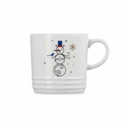 Le Creuset Stoneware Mug 350ml Snowman Decal - Festive Winter Drinkware -HARTS OF STUR Sales 80302350101719 Le Creuset Stoneware Mug Snowman 2