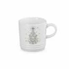 Le Creuset Stoneware Mug 350ml with Christmas Tree Decal - Festive Drinkware -HARTS OF STUR Sales 80302350104919 Le Creuset Stoneware Mug Christmas Tree