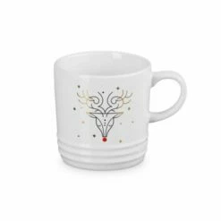 Le Creuset Stoneware Mug 350ml Rudolph Decal - Festive Holiday Drinkware