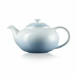 Le Creuset Coastal Blue Stoneware Classic Teapot - Premium Ceramic Teapot for Tea Lovers -HARTS OF STUR Sales 80702134200003 Le Creuset Coastal Blue Stoneware Classic Teapot 2