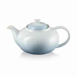 Le Creuset Coastal Blue Stoneware Classic Teapot - Premium Ceramic Teapot for Tea Lovers