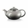 Le Creuset Flint Stoneware Classic Teapot - Durable & Stylish Tea Pot for Perfect Brews