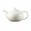 Le Creuset Meringue Stoneware Classic Teapot - Elegant & Durable Tea Accessory -HARTS OF STUR Sales 80702137160003 Le Creuset Meringue Stoneware Classic Teapot