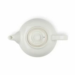 Le Creuset Meringue Stoneware Classic Teapot - Elegant & Durable Tea Accessory -HARTS OF STUR Sales 80702137160003 Le Creuset Meringue Stoneware Classic Teapot 3