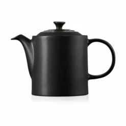Le Creuset Black Stoneware Grand Teapot - Premium Tea Brewing Essential -HARTS OF STUR Sales 80703130000003 Le Creuset Black Stoneware Grand Teapot 2